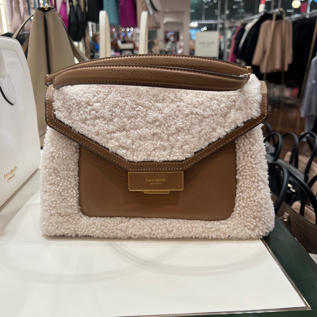 Kate Spade Tan And Cream Shoulder Bag